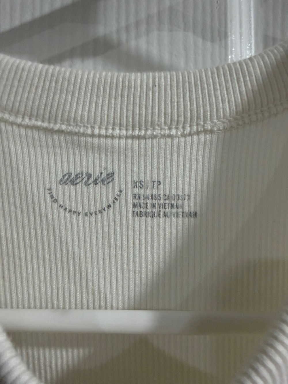 aerie Ribbed Tank - Picture 3 of 4